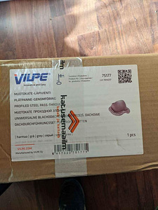 Soojustatud ventilatsiooni läbiviik Vilpe Flow, komplekt (3 foto / 6)