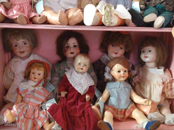 Коллекция кукол 54 шт конец 1800-1950 (фото #1)