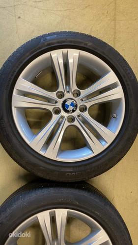 Диски BMW с летней резиной + датчики давления в шинах (фото #3)