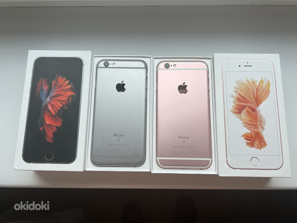 iPhone 6S 64 Гб розовый и серый (фото #1)