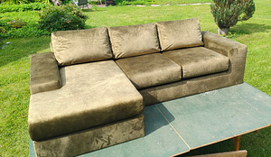 Uus! Sametist nurgadiivan Täna 699 eur! (2 foto / 3)