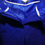 Синие женские классические брюки с ламапсами, размер EU 36 (фото #4)