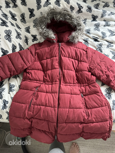 Зимняя куртка для беременной с детским карманом (фото #10)