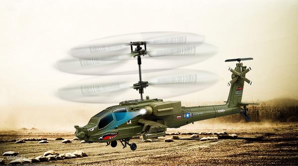 Sõjaväe helikopter Apache Syma S109G, koopia (foto #1)