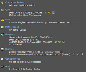 Sülearvuti HP Pavilion Gaming 15-dk0 i5-9300H (3 foto / 3)