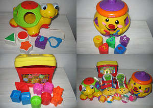 Игрушки Fisher price .K's Kids и др.цена за все 9евро (1 фото из 3)