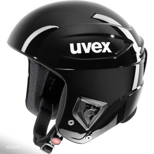 Мега! Лыжный шлем UVEX RACE +, 53-54 см. НОВЫЙ! (фото #1)