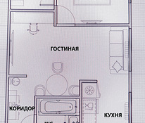2 toaline korter