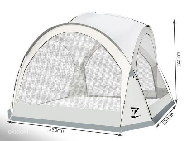 3,5x3,5м Палатка для вечеринок, палатка, садовая палатка, садовая беседка с москитной сеткой (фото #2)