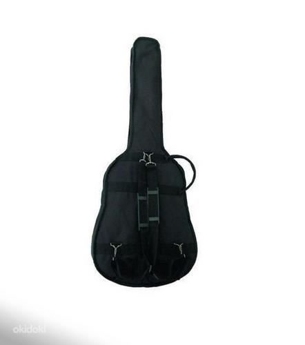 Гитара светло-коричневая 3/4 новая + сумка + тюнер + струны (фото #2)