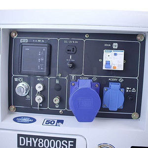 Hyundai DHY8000SE Ühefaas. diiselgeneraator 6kW (2 foto / 3)
