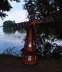Tuulik tuuleveski aiadekoratsioon (3 foto / 3)