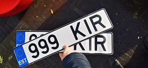 Registreerimisnumber (reg/nr) (1 foto / 1)