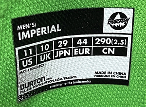 Lumelauasaapad Burton Imperial (nr 44) (7 foto / 7)