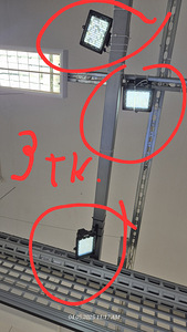 LED Valgusti 130 LED must,8W, 3 tukki. 220-240V.