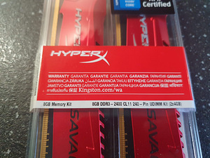 UUS HyperX Kingston 8GB (2x4GB) DDR3 2400MHz CL11DIMM Savage (3 foto / 3)