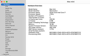 Mac Mini 2011 - 16gb - 2.0GHz i7 - 256gb SDD (2 foto / 6)