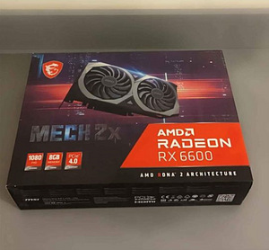 MSI RX 6600 Mech 2x 8GB GDDR6 RTX . Garantii 1.5 a. (1 foto / 1)