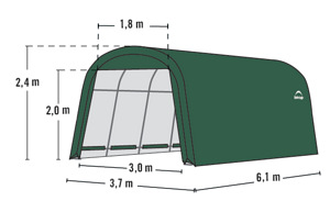 Autotelk 3,7×6,1m (2 foto / 6)