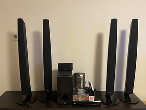 LG HT806TQ DVD HOME CINEMA KARAOKE SYSTEM,RADIO (6 foto / 9)