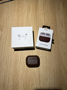 Airpods pro + leather case (2 foto / 3)