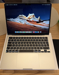 Macbook air m3 13" starlight, uueväärne, garantii (3 foto / 6)