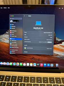 Macbook air m3 13" starlight, uueväärne, garantii (4 foto / 6)