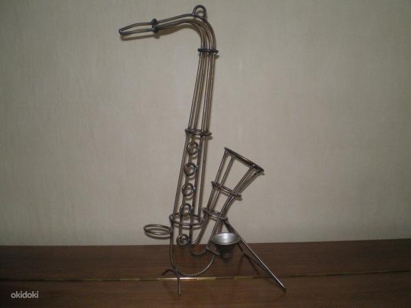 Käsitöö dekoratsioon saksofon (foto #1)