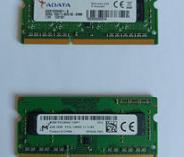 Operatiivmälu DDR3 sülearvuti jaoks 2 tk 4 GB
