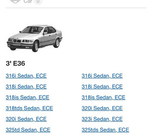 BMW E36 sedaan tagatuled OE (8 foto / 8)