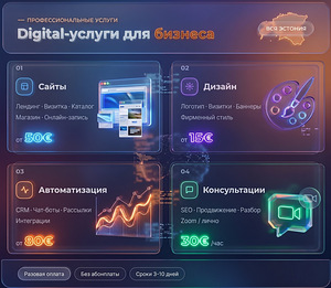 Veebileht, logo, CRM, chatbot ettevõttele (2 foto / 10)