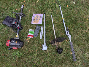 Multifunktsionaalne tööriist Scheppach 4-ühes bensiinimootor (1 foto / 2)