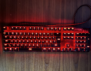 Kingston HyperX Alloy FPS Mechanical Keyboard (Red) (3 foto / 3)