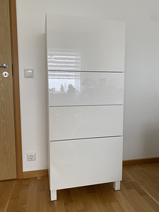 IKEA bestå sahtlitega kapp (suurus 60x42xx138 cm, jallade kõ (1 foto / 6)