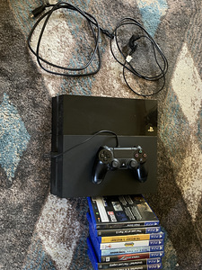PS4 500гб + 8 игр (1 фото из 2)