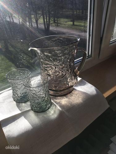 Tarbeklaasi komplekt - morsikann ja 2 klaasi (foto #3)