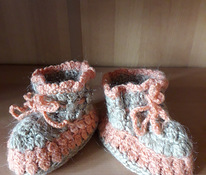 Носки-пинетки для новорожденных,шапочки