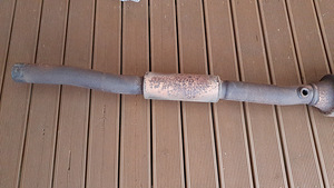 VW Golf VI R; Golf 6R OEM downpipe K04 VAG katalüsaator (5 foto / 7)