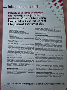 Infrapunamatt HIIT (4 foto / 5)