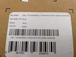 Dell dokk Thunderbolt TB16 240W (5 foto / 5)
