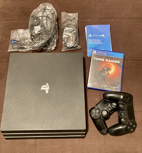 PlayStation 4 PRO 1 TB (PS 4 PRO) + 2 pulti + mäng (1 foto / 3)