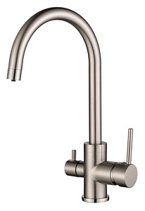 Kitchen faucets with connecting to water filters. 2 in 1 (3 foto no 3)