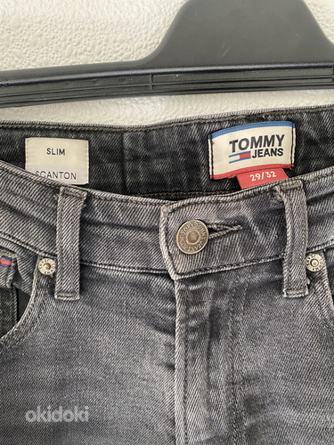 Tommy Jeans mustad teksapüksid 29/32 (Slim fit) (foto #3)