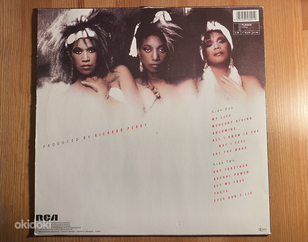 Pointer Sisters: Hot Together винил 1986 (фото #2)
