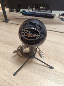 Blue Snowball Mikrofon, must (USB/Stream/Youtube) (1 foto / 1)