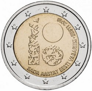 2 евро Эстонская Республика