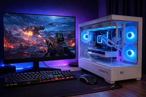 Mänguri PC Ryzen 5, 16GB, RTX 5060, vesi jahutus (1 foto / 6)