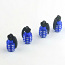 Ventiilikorgid 4tk granaadi kujuga sinine (foto #1)