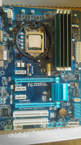 Intel i5, материнская плата gigabyte и 16gb ddr3 ram (фото #1)
