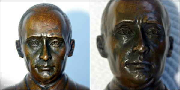 Бронзовая скульптура президента России В. Путина работы Мило (Португалия) (фото #6)